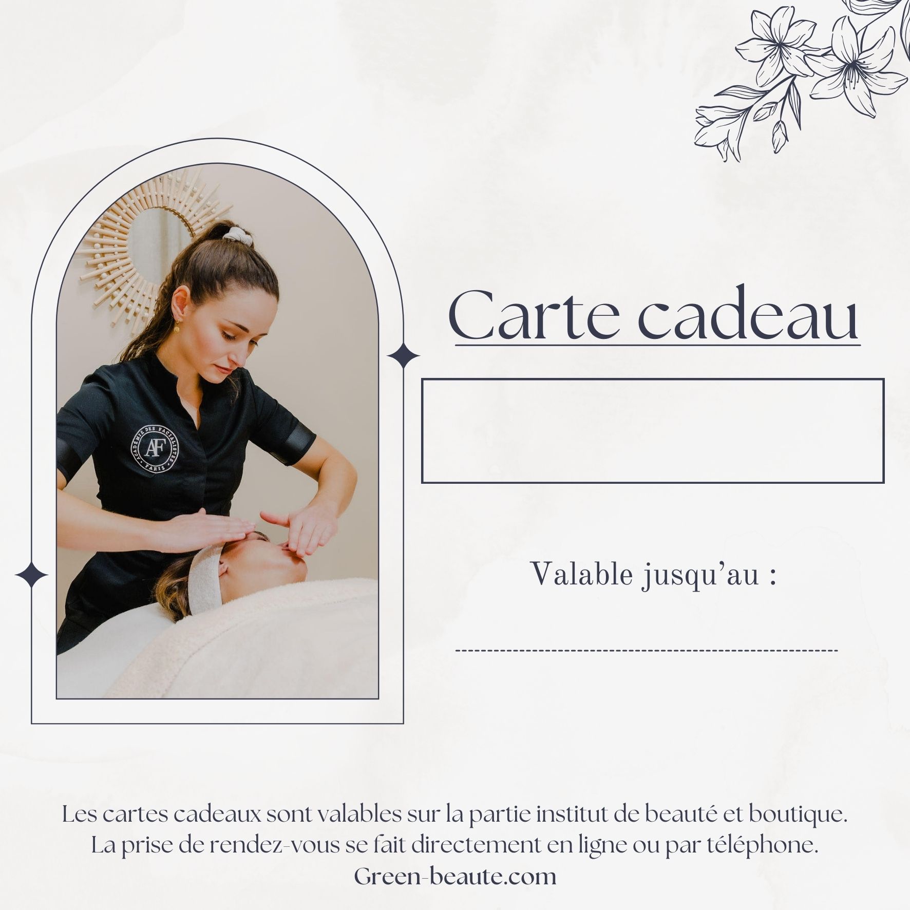 Carte cadeau boutique