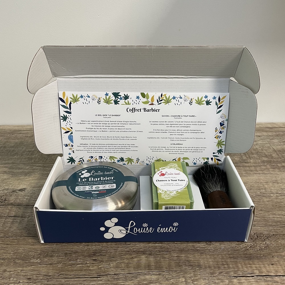 Coffret apprenti barbier – Kit de rasage