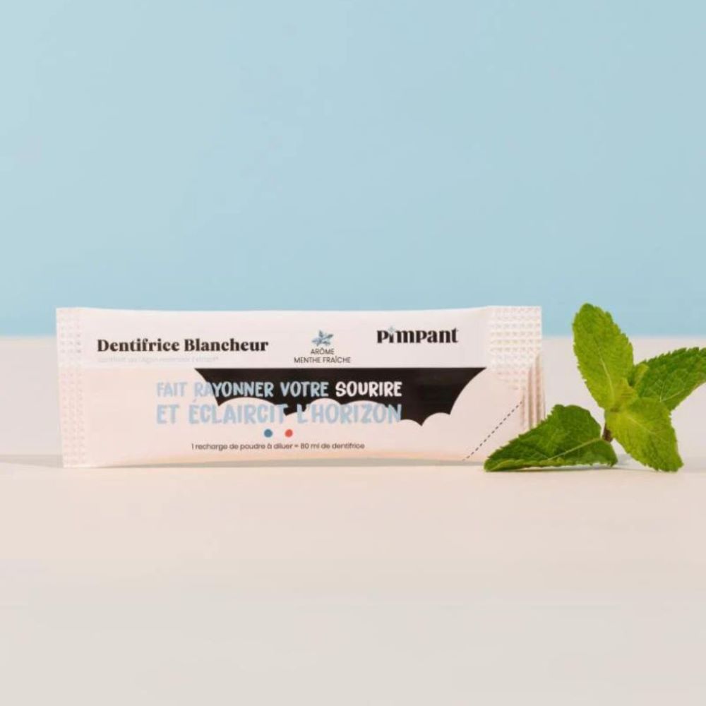 Dentifrice Blancheur en poudre – Pimpant