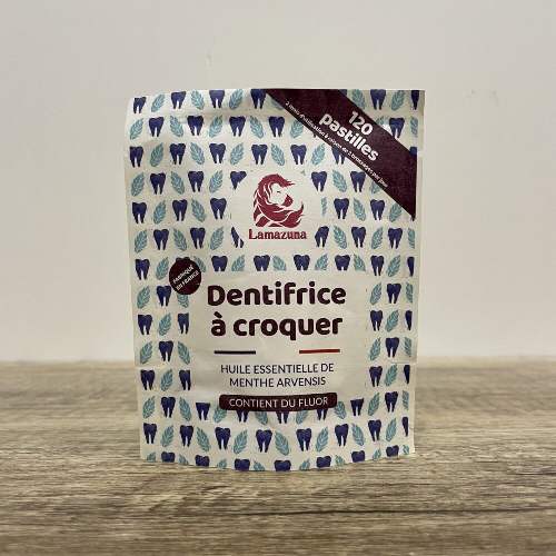 Dentifrice à croquer Menthe Arvensis – Lamazuna