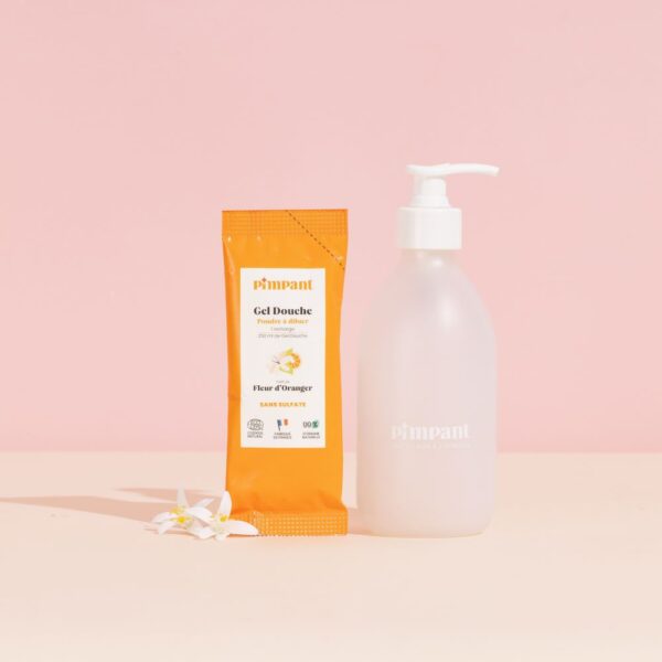 Gel douche en poudre à la fleur d'oranger - Pimpant
