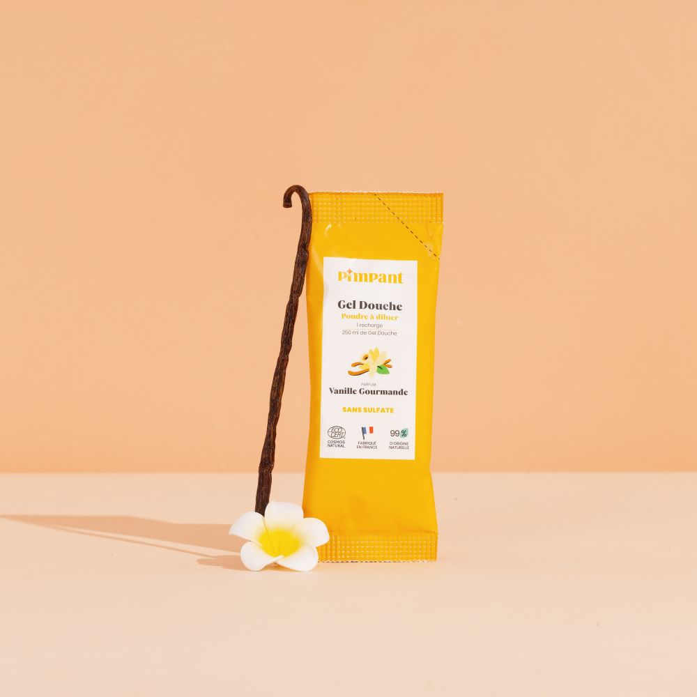 Gel douche en poudre Vanille Gourmande – Pimpant