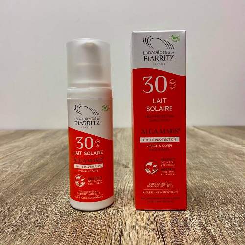 Lait solaire SPF30 – Visage & Corps