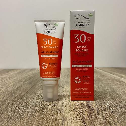 Spray solaire SPF 30 – Visage & Corps